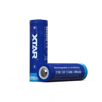 Xtar 21700 įkraunama ličio baterija 4900 mAh 1 vnt.